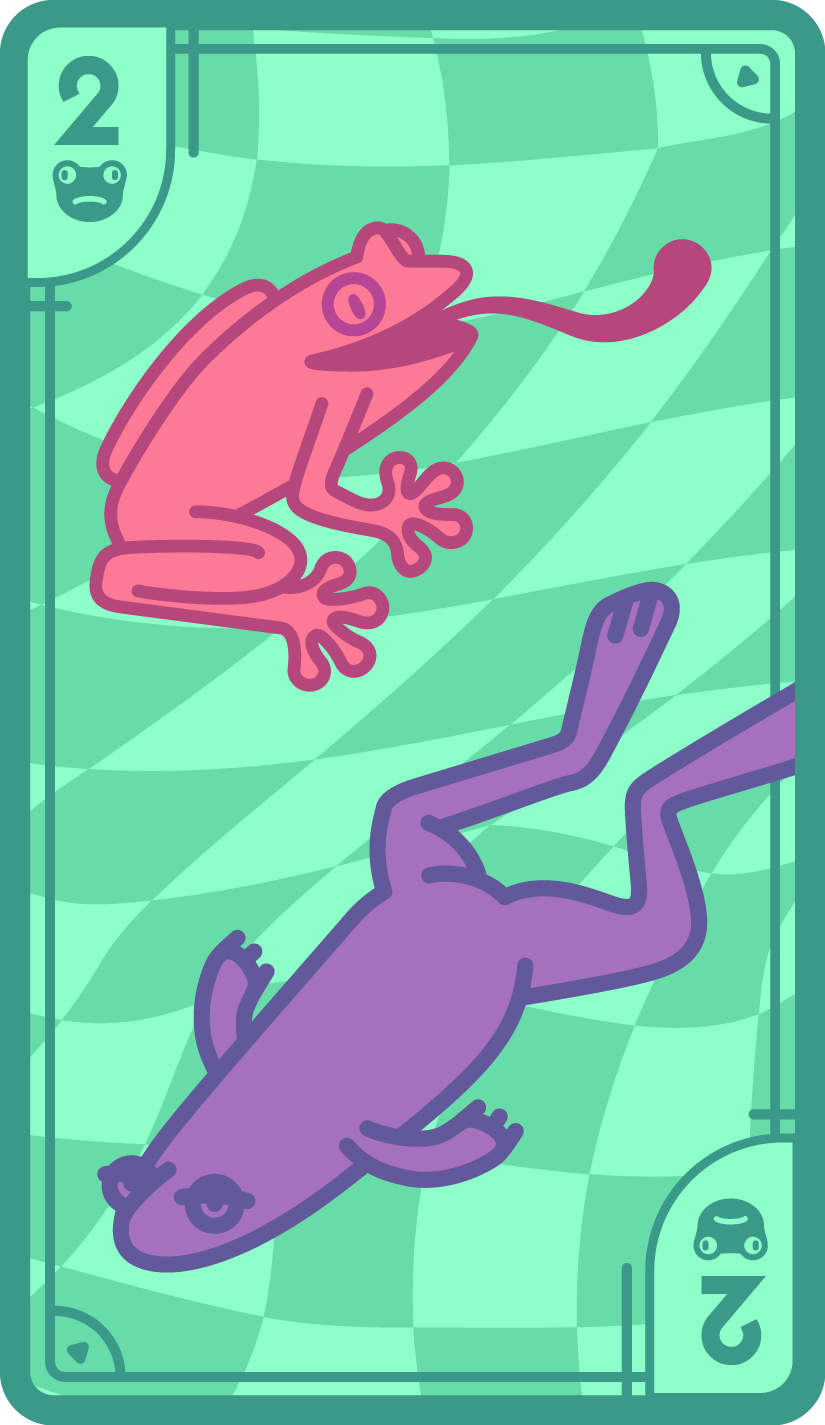 The Two of Frogs